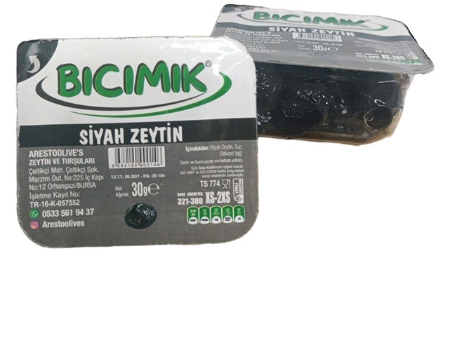 Siyah Zeytin 30 Gram X 40 Adet